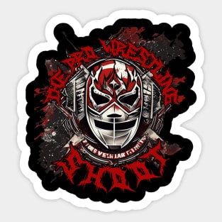 Lucha metal Sticker